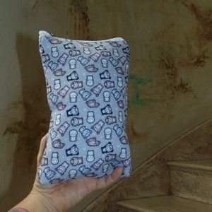 Japanese Cartoon Rabbit Panda Characters Canvas Fabric Pouch / Purse / Bag